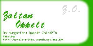 zoltan oppelt business card